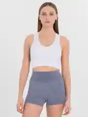 Белый топ спортивный