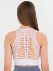 Белый топ спортивный