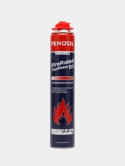 PENOSIL Premium Fire Rated Gunfoam B1, огнеупорная, профессиональная монтажная пена