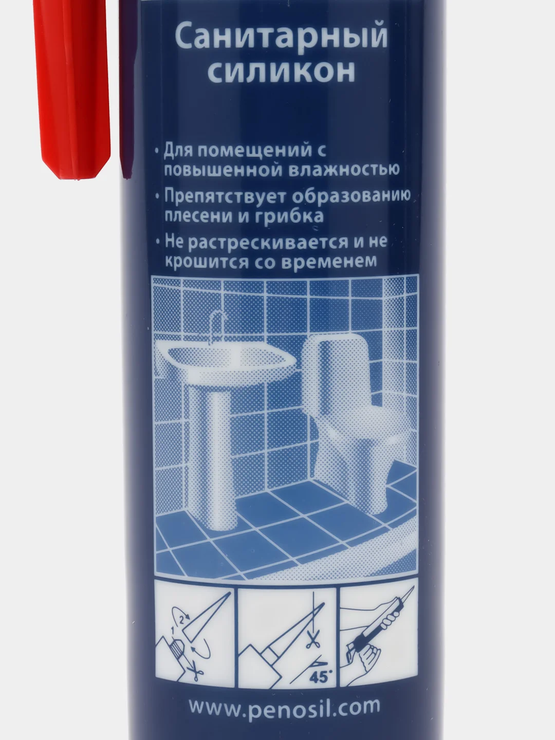PENOSIL Premium, санитарный, силиконовый, прозрачный, 280 мл