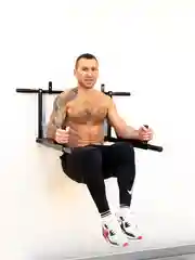 Турник Absolute Champion Прогресс черный усиленный, 300 кг. Турник настенный брусья пресс