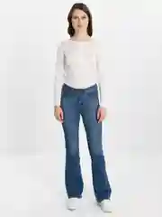 Белый лонгслив женский, базовый, в рубчик