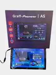 Магнитола 2 DIN с Android, 2GB+32GB, экран 9", Bluetooth, USB