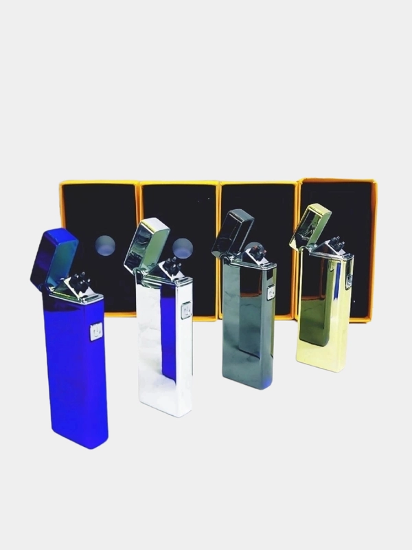 Электронная зажигалка плазменная с USB зарядкой, в коробке
