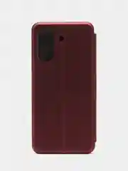 Бордовый чехол книжка Redmi 13C, Poco C65,  редми 13с, поко с65