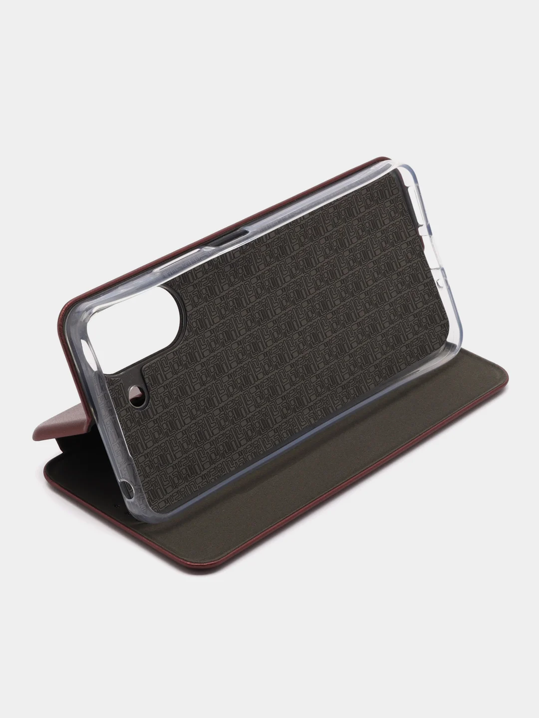 Бордовый чехол книжка Redmi 13C, Poco C65,  редми 13с, поко с65