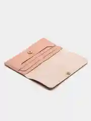 Розовый кошелек из эко кожи женский