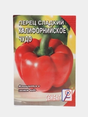Семена Перец сладкий среднеранний "Калифорнийское чудо", 0,2 г