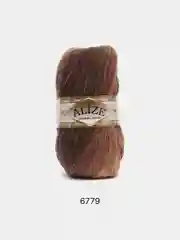 Кремовый пряжа Alize Angora Gold Batik, 20% шерсть, 80% акрил, 100 г, 550 м