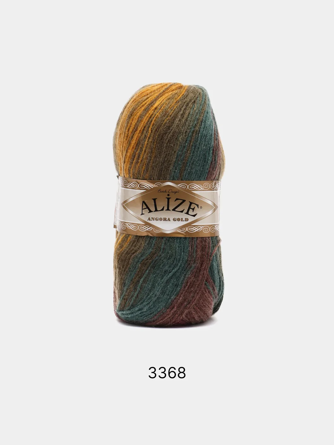 Морской пряжа Alize Angora Gold Batik, 20% шерсть, 80% акрил, 100 г, 550 м