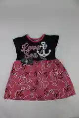 Коралловый меланж платье детское для девочки MinaMino 20-125