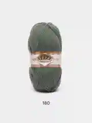 Зеленый пряжа Alize Angora Gold, 20% шерсть, 80% акрил, 100 г, 550 м, часть 2