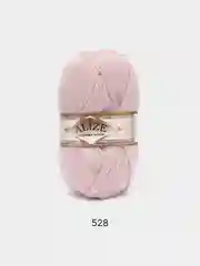 Пудровый пряжа Alize Angora Gold, 20% шерсть, 80% акрил, 100 г, 550 м, часть 2