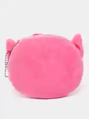 Розовый мини кошелек, монетница плюшевая, 10 цветов