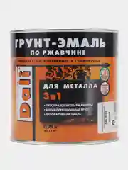 Белый дали Грунт-эмаль по ржавчине гладкая, цвет Белый, 0,75 л
