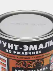 Серый дали Грунт-эмаль по ржавчине гладкая, цвет Серый, 0,75 л