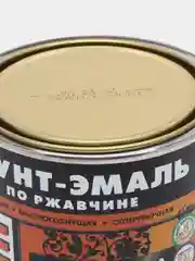 Черный дали Грунт-эмаль по ржавчине гладкая, цвет Черный,  0,75 л
