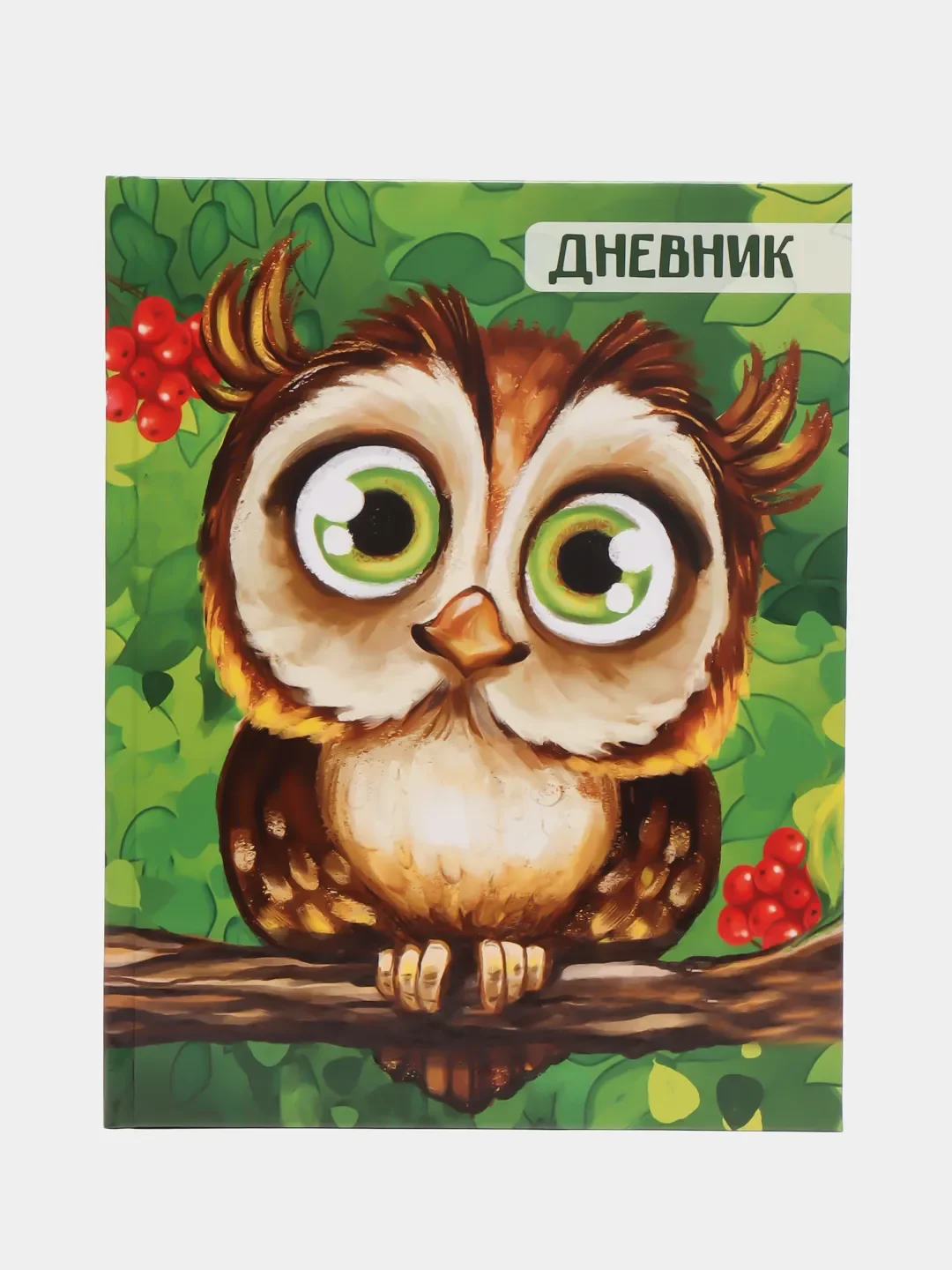 Коричневый дневник школьный для 1-11 класса, в твердой обложке