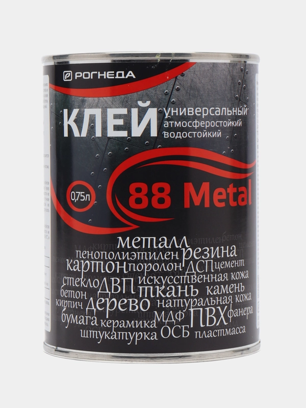 Клей 88-Metall, универсальный, водостойкий, 0,75 л