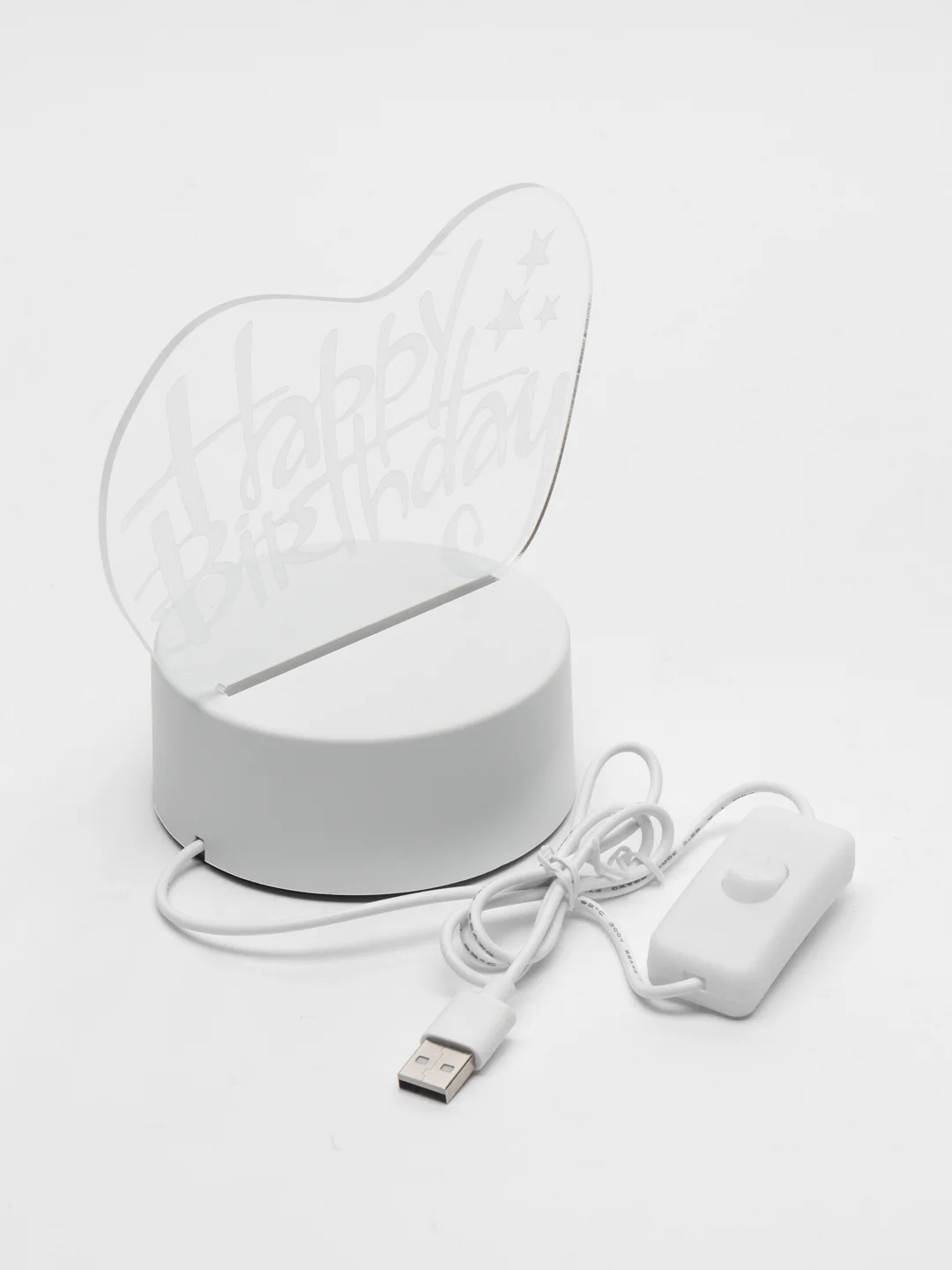 Золотистый хаки 3d Светильник, ночник, LED, USB, подарок на 8 марта