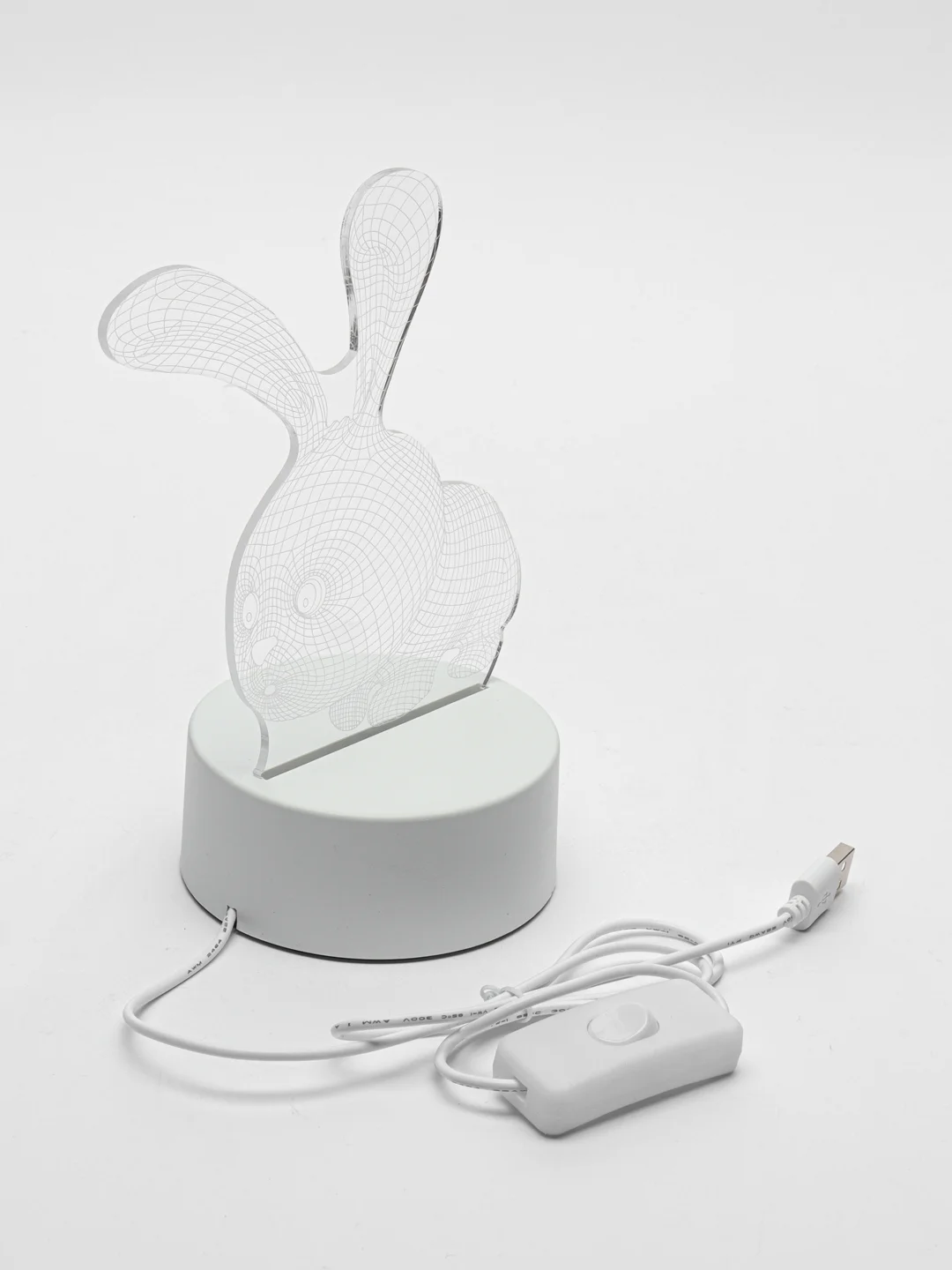 Карамельный 3d Светильник, ночник, LED, USB, подарок на 8 марта