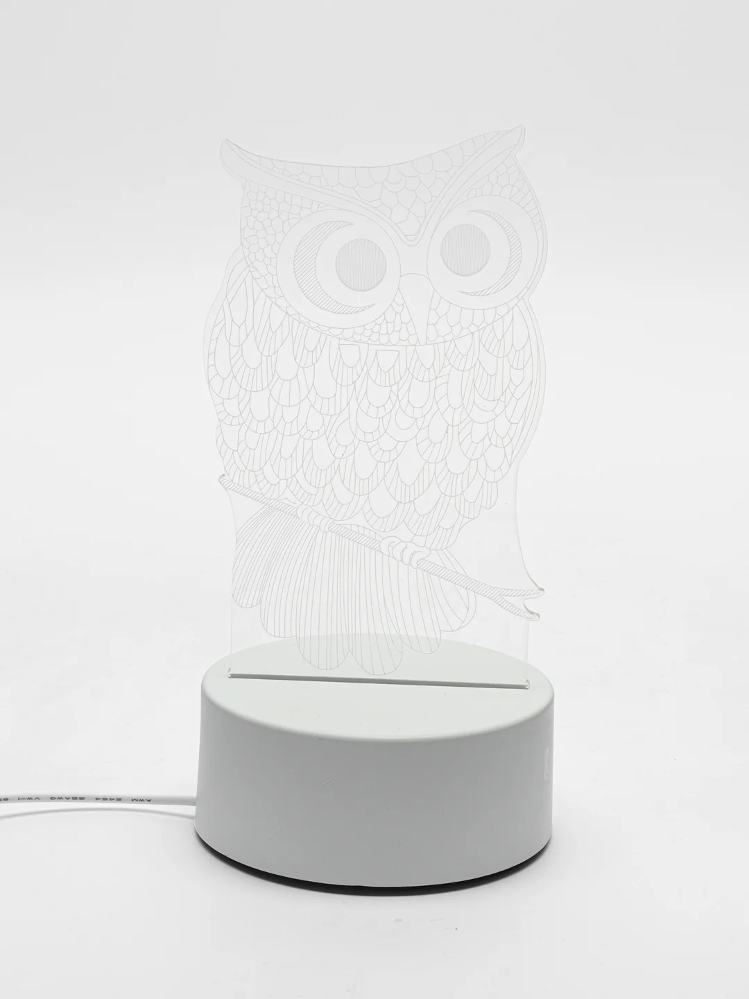 Медный 3d Светильник, ночник, LED, USB, подарок на 8 марта