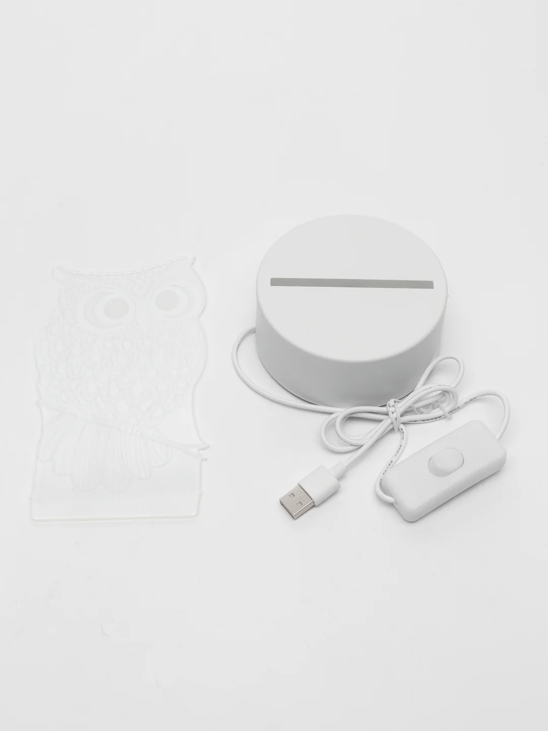 Медный 3d Светильник, ночник, LED, USB, подарок на 8 марта