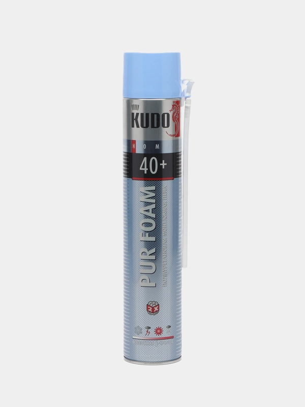KUDO HOME 40+ пена монтажная, бытовая, всесезонная, 1000 мл