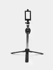 Розовый монопод-трипод WXY-01 палка-селфи на треноге+пульт кнопка блютуз bluetooth