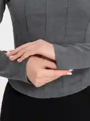 Лонгслив женский облегающий