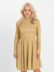 Золотой платье женское, праздничное, блестящее, на корпоратив