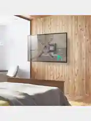 Белый кронштейн для телевизора 32"-65" ONKRON M4, наклонно-поворотный, до 35 кг