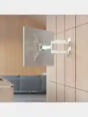 Белый кронштейн для телевизора 32"-65" ONKRON M4, наклонно-поворотный, до 35 кг