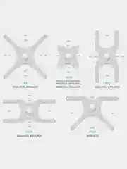 Белый кронштейн для телевизора 32"-65" ONKRON M4, наклонно-поворотный, до 35 кг