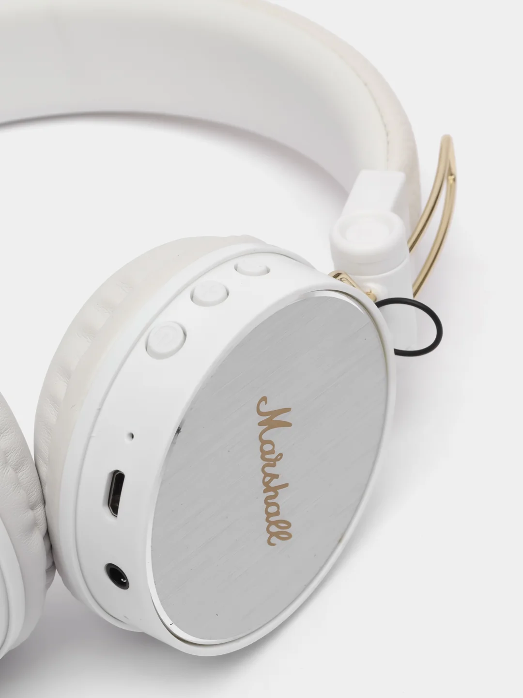 Белый беспроводные блютус наушники Marshall Major VIIX - полноразмерные, AUX, с микрофоном