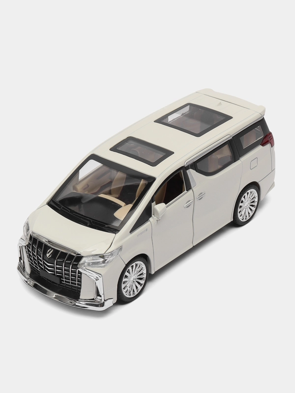Коллекционная машина модель Toyota Alphard (Альфард), 20 см, 1:24