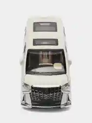 Белый коллекционная машина модель Toyota Alphard (Альфард), 20 см, 1:24