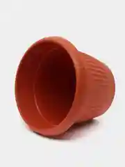 Белый кашпо / горшок для цветов с поддоном ЛИВИЯ IDEA