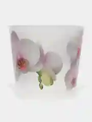 Белый кашпо-горшок для орхидей "Деко" IDEA