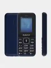 Синий кнопочный телефон Maxvi C30, БЕЗ КАМЕРЫ, БЕЗ СЗУ, ЕМКОСТЬ АКБ 600мАч