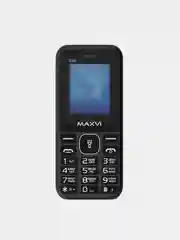 Черный кнопочный телефон Maxvi C30, БЕЗ КАМЕРЫ, БЕЗ СЗУ, ЕМКОСТЬ АКБ 600мАч
