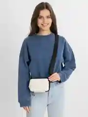 Белый сумка через плечо подростковая маленькая, мужская, женская