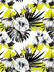 Бумага упаковочная мелованная "Vintage Flowers", 70*100 см