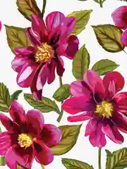 Бумага упаковочная мелованная "Vintage Flowers", 70*100 см