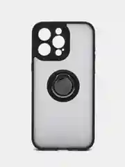 Чехол противоударный для iPhone 15 PRO MAX с магнитом и кольцом