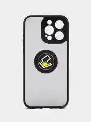 Чехол противоударный для iPhone 15 PRO MAX с магнитом и кольцом