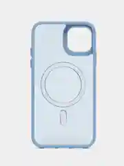 Синий меланж чехол для iPhone 16 Pro, 16, 12, 13, 15 Pro Max, 11, 14 Pro Max, iphone 14, противоударный