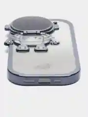 Хром чехол для iPhone 15 Pro Max, 15 Pro, 11, 12, 13, 14, 14 Pro, 13 Pro, 12 Pro АСТОРОНАВТ
