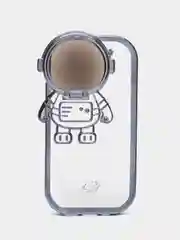 Хром чехол для iPhone 15 Pro Max, 15 Pro, 11, 12, 13, 14, 14 Pro, 13 Pro, 12 Pro КОСМОНАВТ
