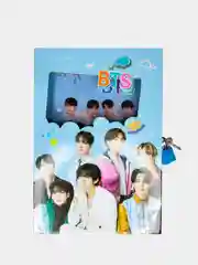 Синий блокнот k-pop BTS в подарочной коробке с замком